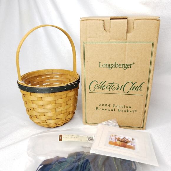 Longaberger 2004 Collectors Club Renewal Basket